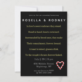 Uitnodiging van de Valentijn Engagement Party van 