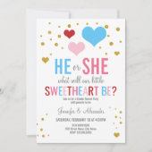 Uitnodiging van de valentijnse partij voor genderg (Voorkant)