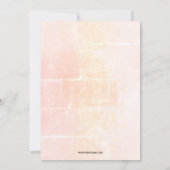 Uitnodiging van de Vennootschap van de Kleine Roze (Achterkant)