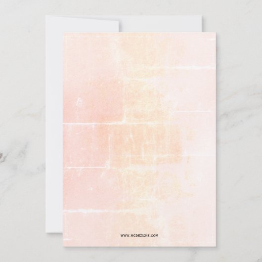 Uitnodiging van de Vennootschap van de Kleine Roze (Achterkant)