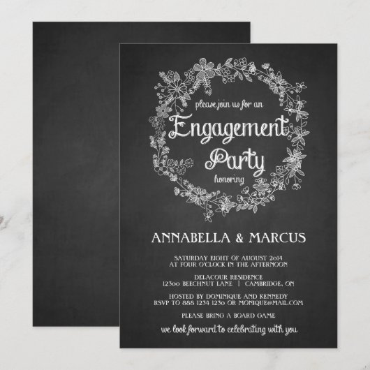 Uitnodiging van de verdragsluitende partij - Flora (Voorkant / Achterkant)