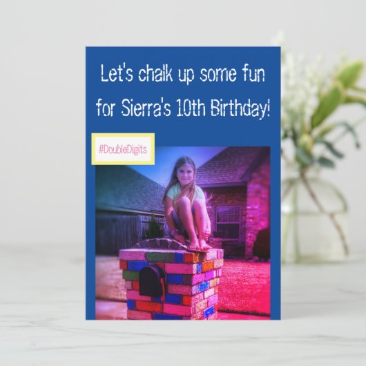 Uitnodiging van de Verf van de Kerk (Staand voorkant)