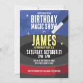 Uitnodiging van de verjaardag van de magiër - Hoog (Voorkant)
