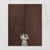 Uitnodiging van de verlovingspartij van de begroti flyer (Achterkant)