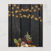 Uitnodiging van de verlovingspartij van de herfst (Achterkant)