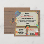 Uitnodiging van de Vissende Pensioenpartij (Voorkant / Achterkant)