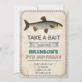 uitnodiging van de  visserijpartij (Voorkant)