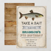 uitnodiging van de  visserijpartij (Voorkant / Achterkant)