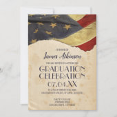 Uitnodiging van de  vlaggenPatriottische GraduPart (Voorkant)