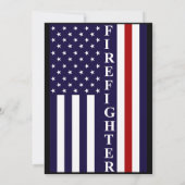 Uitnodiging van de vlaggenstaat van de brandweer (Achterkant)