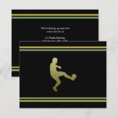 Uitnodiging van de voetbalpartij (Voorkant / Achterkant)