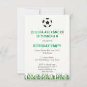 Uitnodiging van de voetbalpartij (Voorkant)