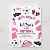 Uitnodiging van de voetbalpartij | Uitnodigingen v (Voorkant)