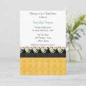 Uitnodiging van de Voorjaarspartij van Daffodils (Staand voorkant)