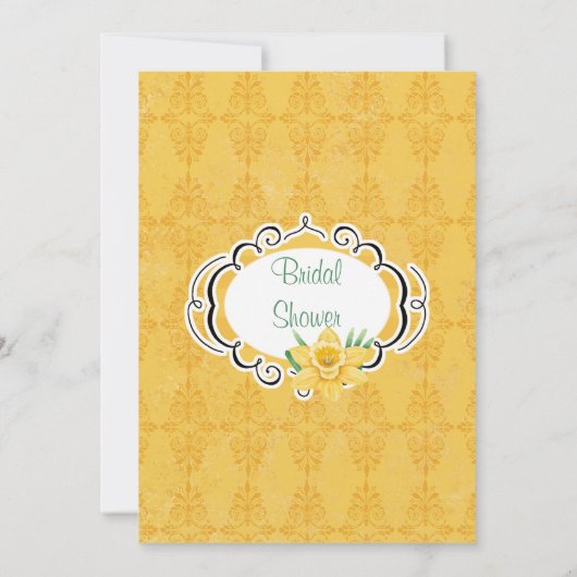 Uitnodiging van de Voorjaarspartij van Daffodils (Achterkant)