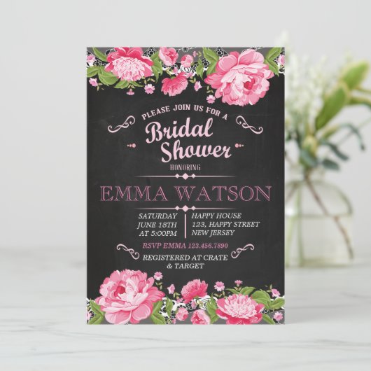 Uitnodiging van de vrijgezellenfeest (Staand voorkant)