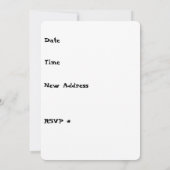 Uitnodiging van de Warming Partij van het departem (Achterkant)