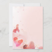 Uitnodiging van de Waterverf Valentijnsdag (Achterkant)