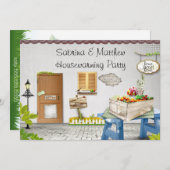 Uitnodiging van de Whimiscal Garden Housewarming P (Voorkant / Achterkant)