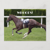 UITNODIGING VAN DE WHOOPS RACE DAY PARTIJ (Voorkant)