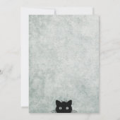 Uitnodiging van de Witch Halloween Partij (Achterkant)