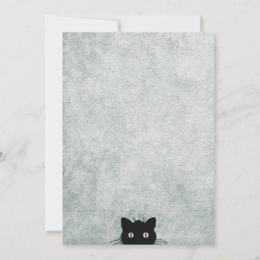 Uitnodiging van de Witch Halloween Partij (Achterkant)