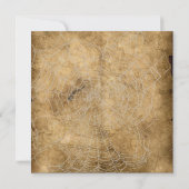 Uitnodiging van de Witch Halloween Partij (Achterkant)