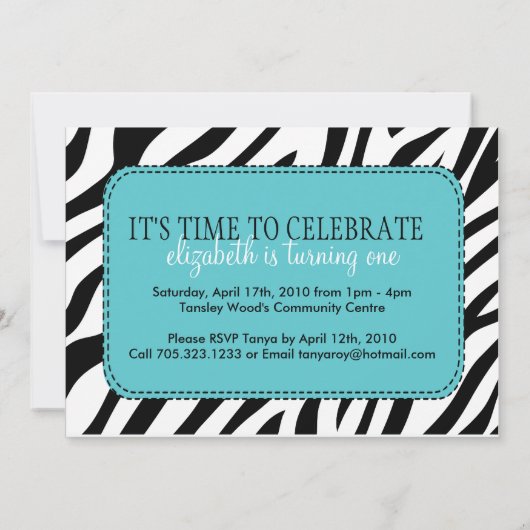 uitnodiging van de Zwarte en Blauwgroen Partij va (Achterkant)