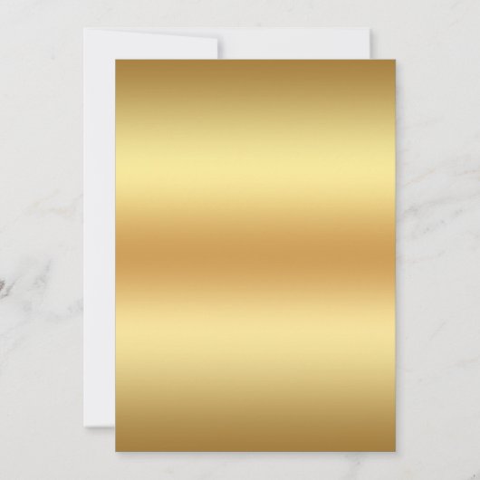 Uitnodiging van de Zwarte en Gouden Partij van de (Achterkant)