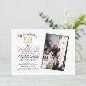 Uitnodiging van de Zwarte en Gouden Partij van de (Staand voorkant)