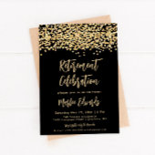 Uitnodiging van de zwarte en goudpartij