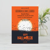 Uitnodiging van de Zwarte en Oranje Partij (Staand voorkant)