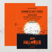 Uitnodiging van de Zwarte en Oranje Partij (Voorkant / Achterkant)