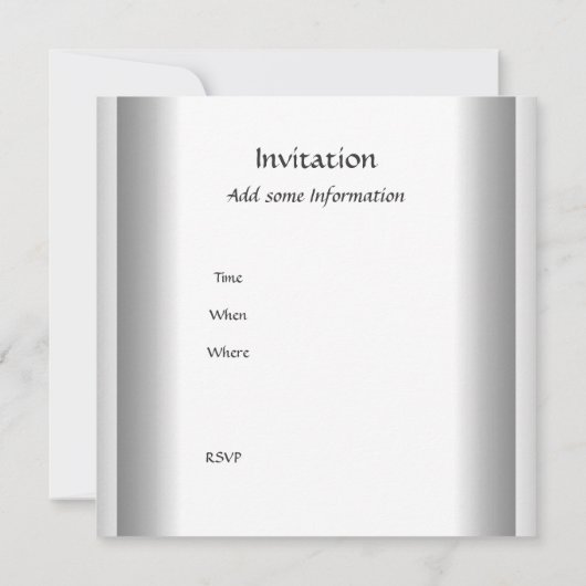 Uitnodiging van de Zwarte en Rode Partij (Achterkant)