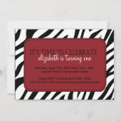 uitnodiging van de Zwarte en Rode Partij van de D (Achterkant)