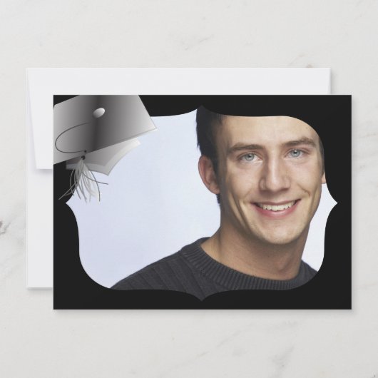 Uitnodiging van de Zwarte en Witte GraduPartij (Achterkant)