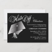 Uitnodiging van de Zwarte en Witte GraduPartij (Voorkant)