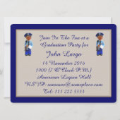 Uitnodiging van de zwarte politieacademie (Achterkant)