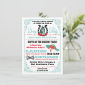 Uitnodiging van Derby Horse Racing Party (Staand voorkant)