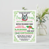 Uitnodiging van Derby Horse Racing Party (Staand voorkant)