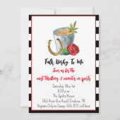 Uitnodiging van Derby Party (Voorkant)