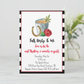 Uitnodiging van Derby Party (Staand voorkant)