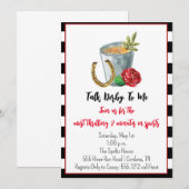 Uitnodiging van Derby Party (Voorkant / Achterkant)