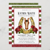 Uitnodiging van Derby Party (Voorkant / Achterkant)