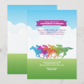 Uitnodiging van Derby Party (Voorkant / Achterkant)