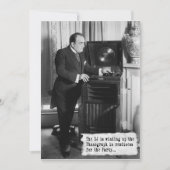 uitnodiging van DJ-partij (Voorkant)