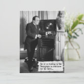 uitnodiging van DJ-partij (Staand voorkant)