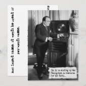 uitnodiging van DJ-partij (Voorkant / Achterkant)