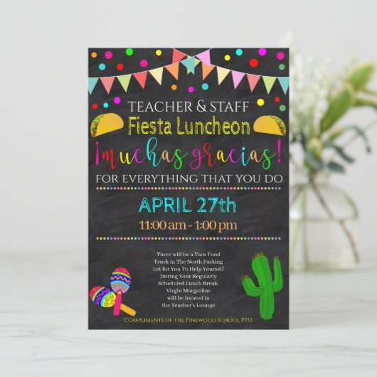 Uitnodiging van docenten (Staand voorkant)