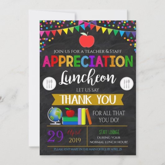 Uitnodiging van docenten (Voorkant)